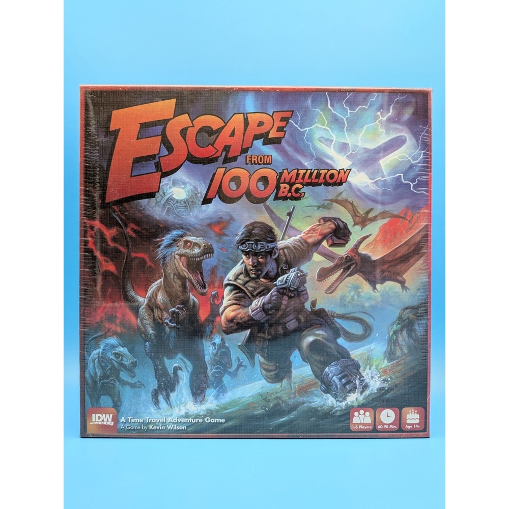 Escape From 100 Million B.C. Board Game Kevin Wilson New Sealed